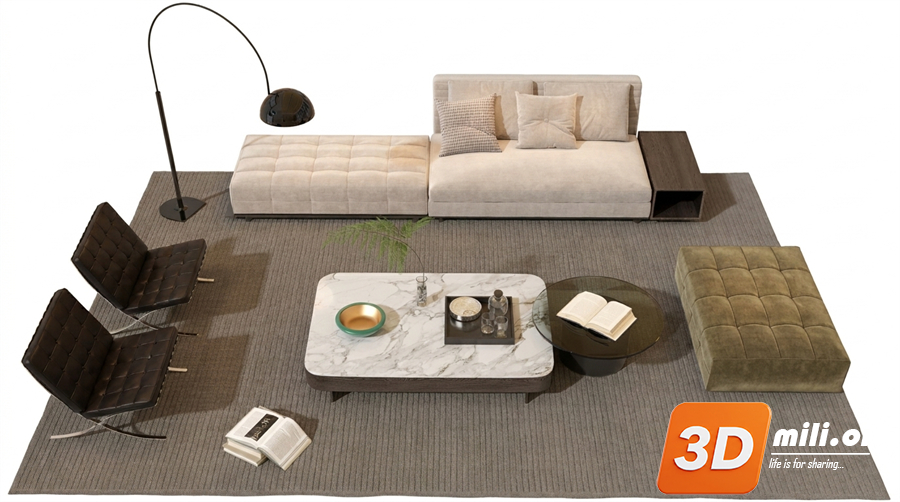 Sofa Minotti Skp Files 